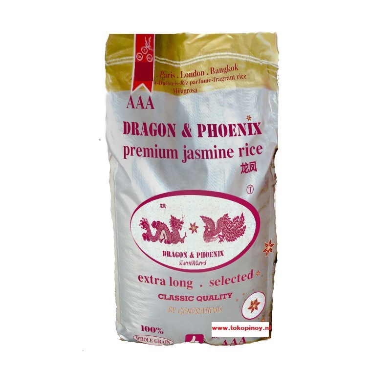 AAA Jasmine rice 18kg Dragon & Phoenix (PICK UP ORDER)