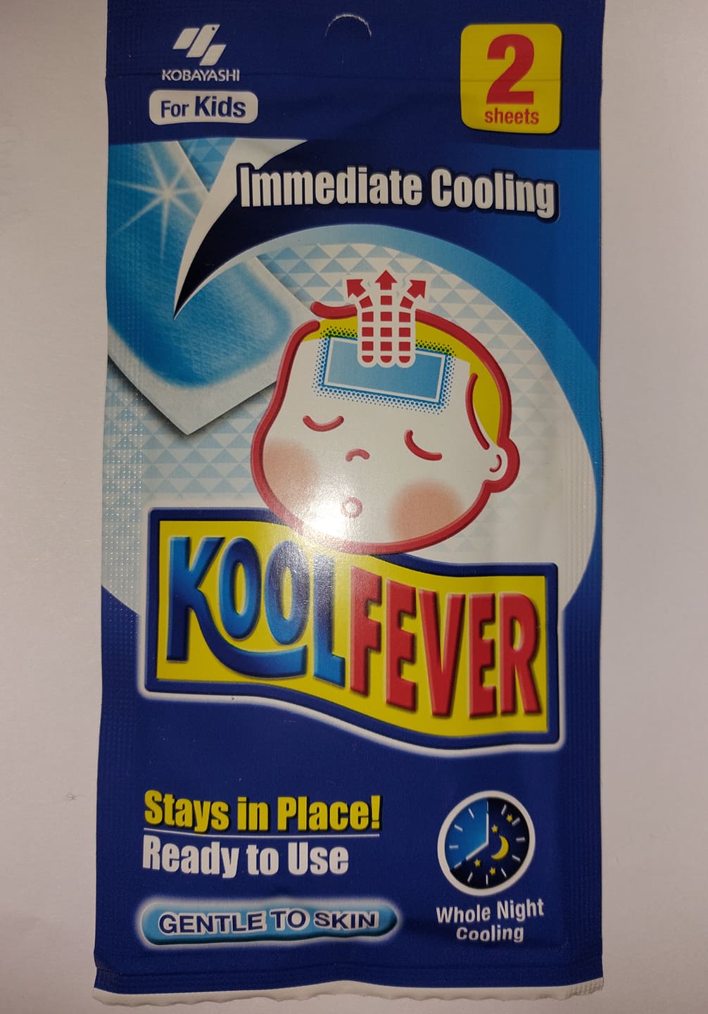 KoolFever Immediate Cooling, Ready to Use (2 sheets)