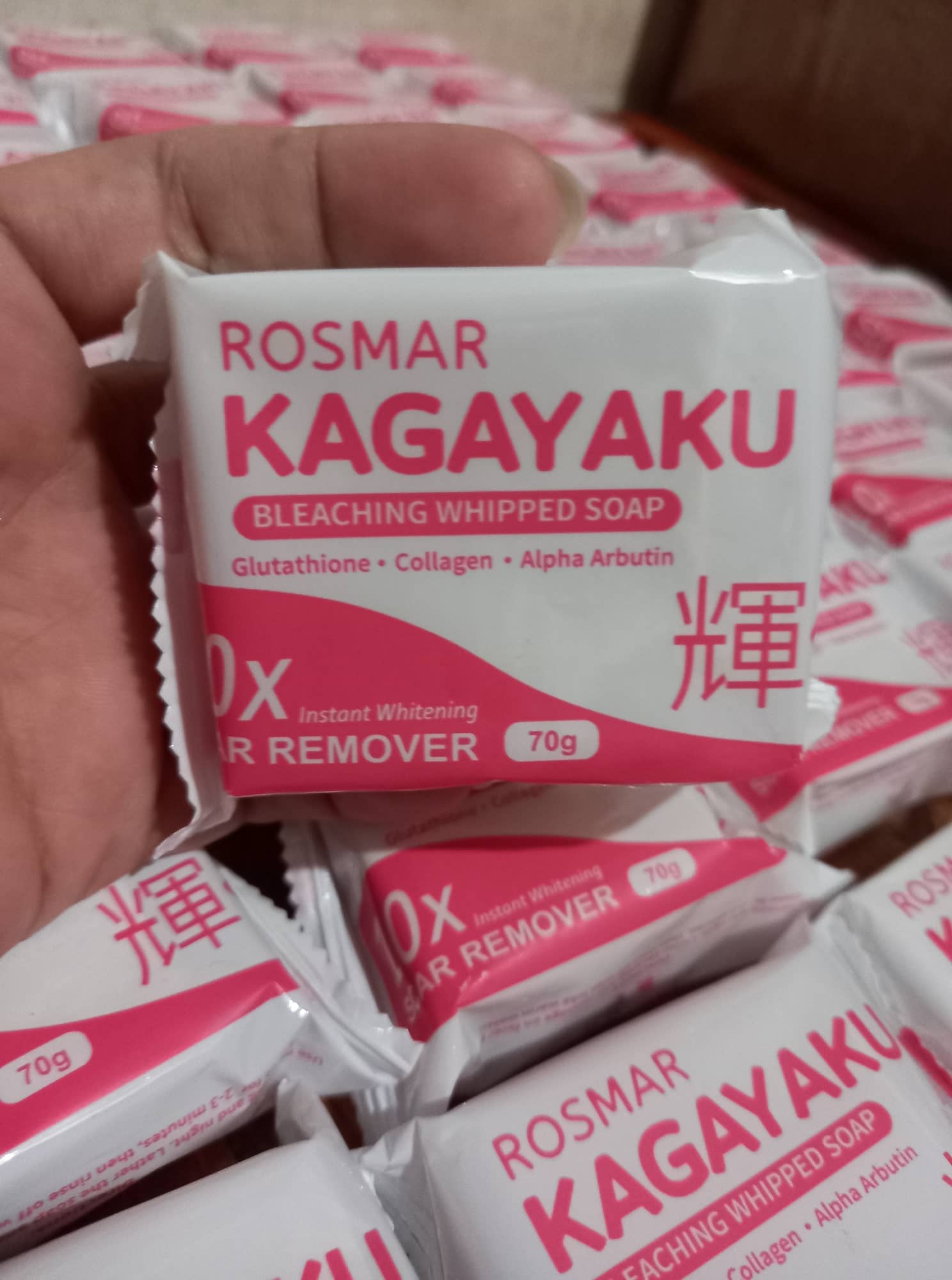 Rosmar Kagayaku Whitening Soap , Scar Remover 70gr