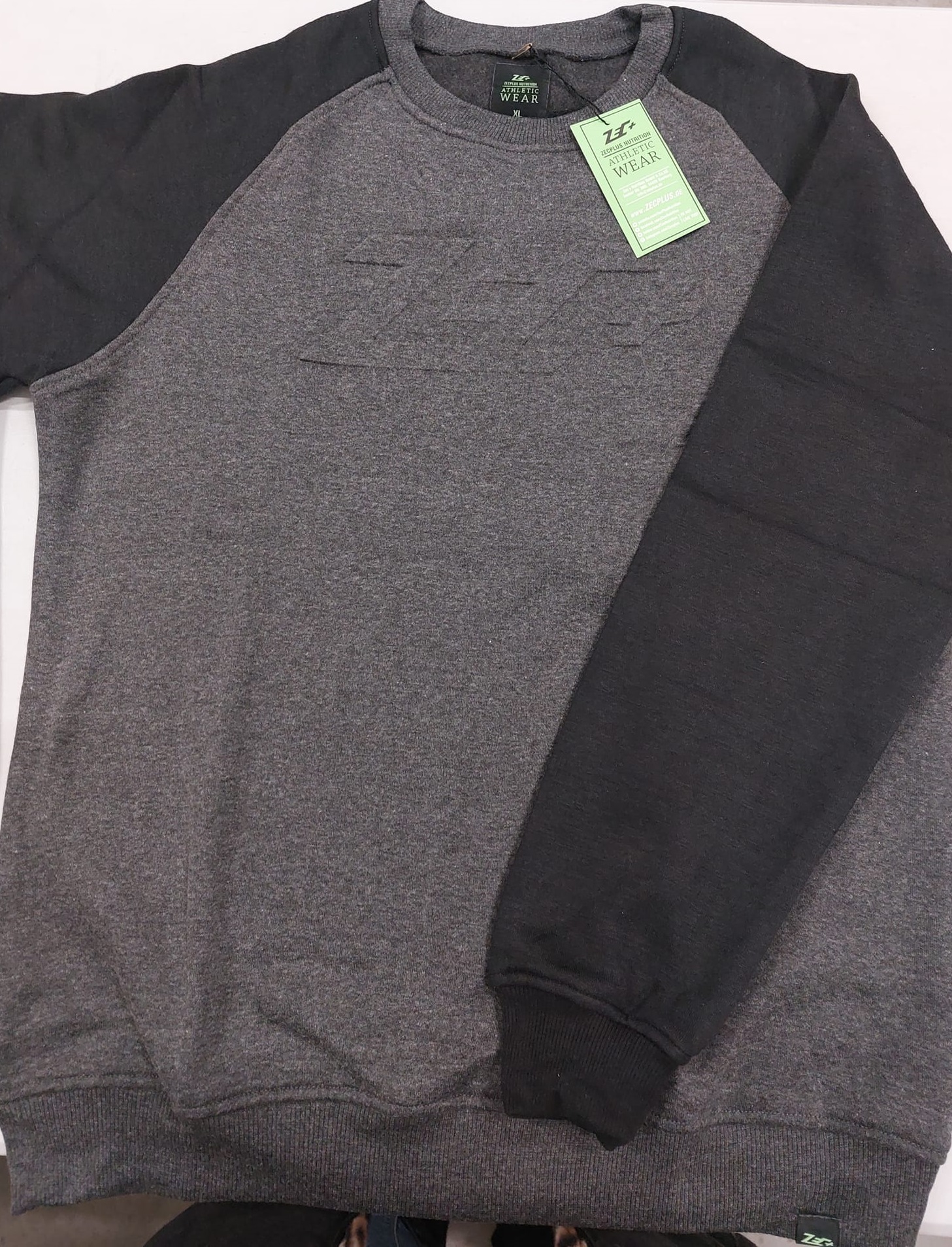 SweatShirt / Athletic Shirt for Men XL Dark Gray w/ Black Color