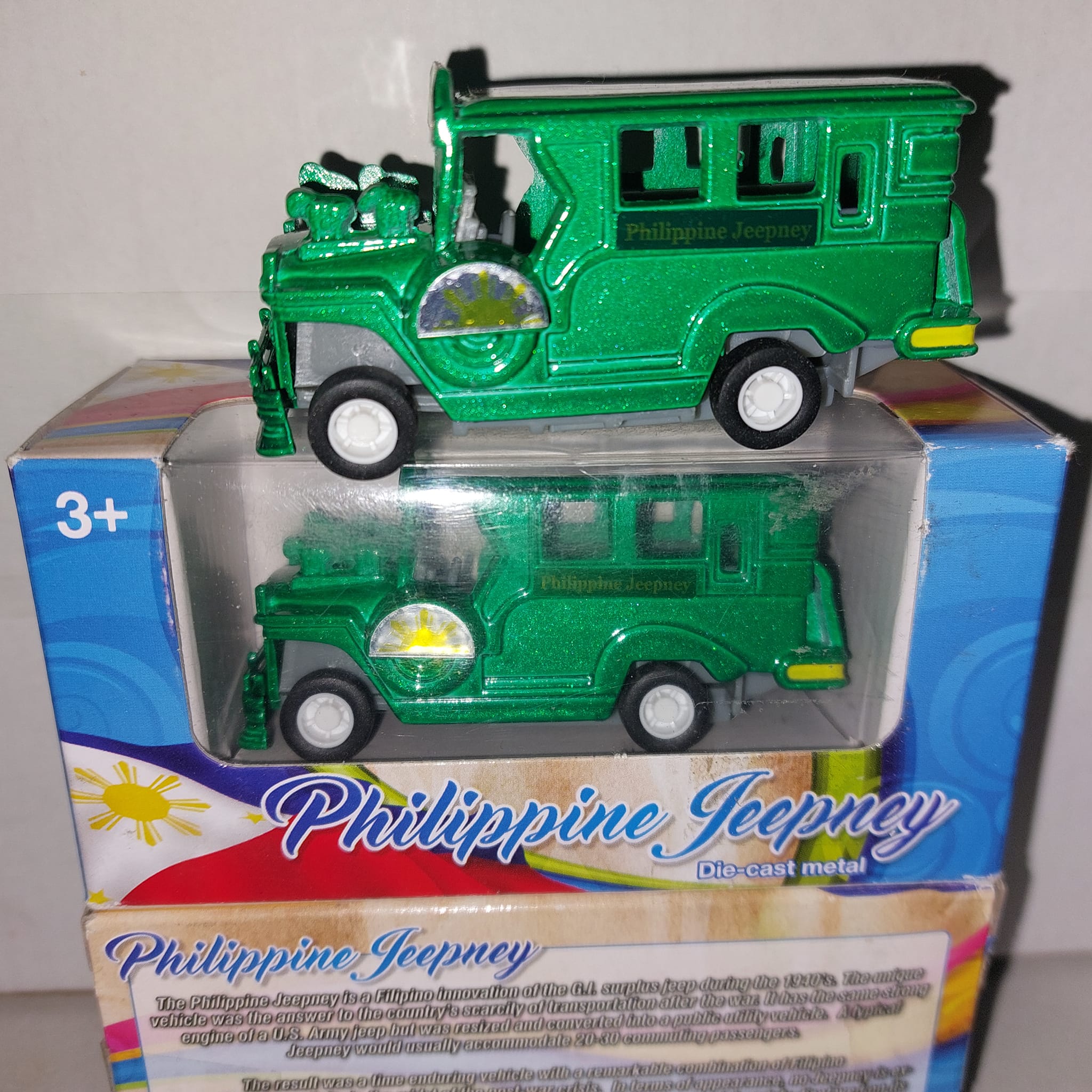 Philippine Jeefney toys / Souvenir Color Green (Metal)