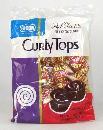 RIcoa Curly Tops Chocolate 150gr