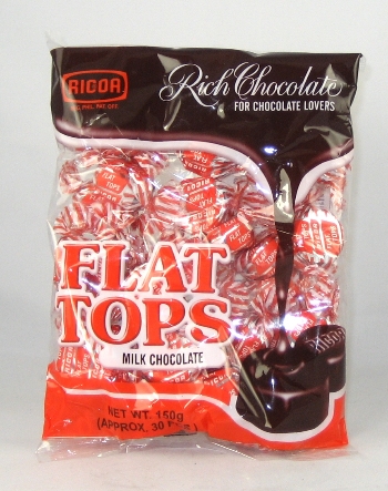 RIcoa Flat Tops Chocolates 150gr