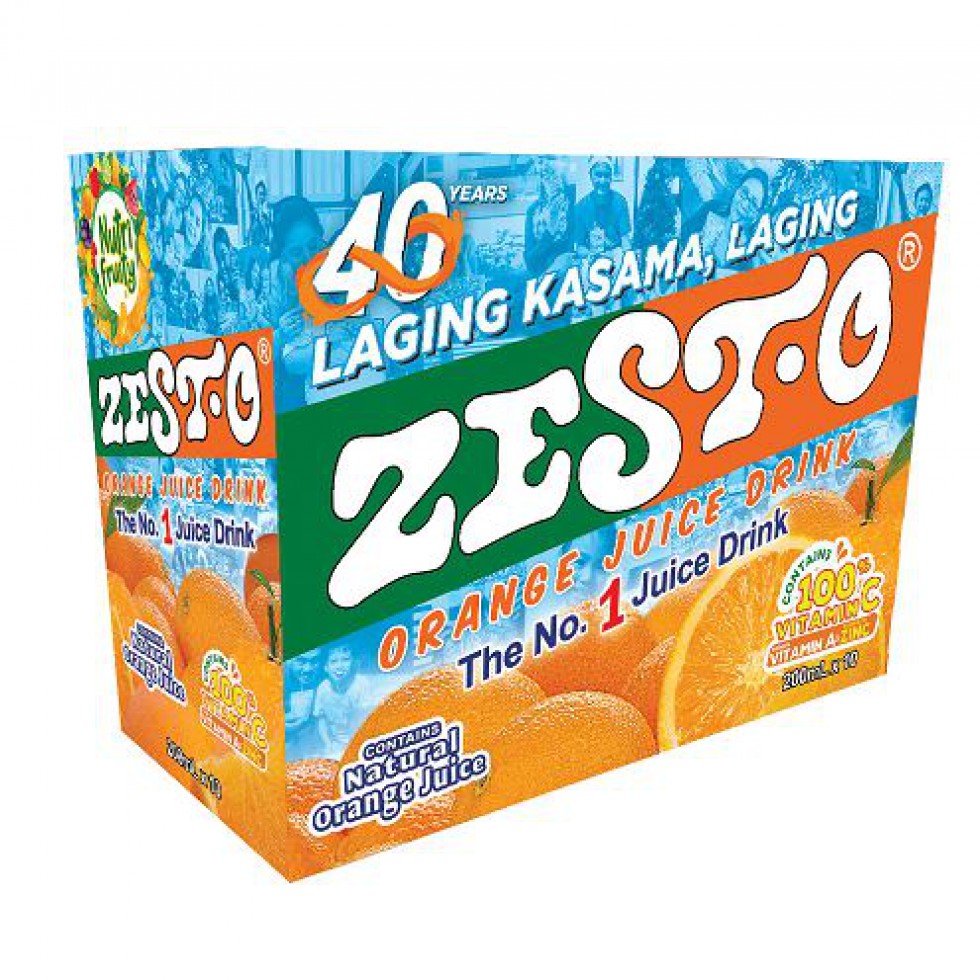 Zesto Orange Juice Drink 10x200ml