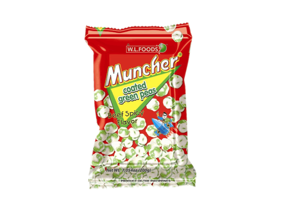 Muncher Coated Greenpeas Beef flavor 70g