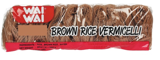 Brown Rice Vermicelli 500gr Wai Wai
