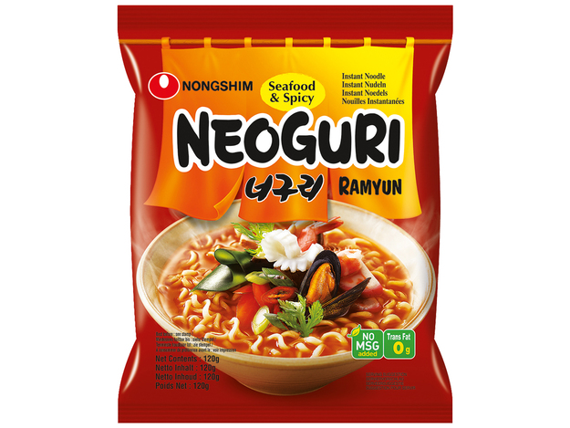 Instant Ramen Korean Noodles Neoguri Spicy Seafood 120gr
