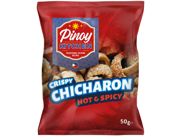 Chicharon / Pork Rind Hot Chili 50gr Pinoy Kitchen