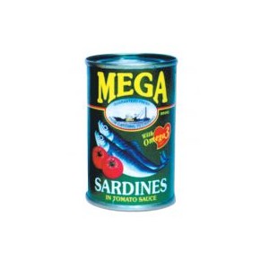 Mega sardines in Tomatoe sauce reg. 155g