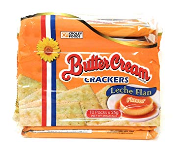 Butter Cream Crackers Leche Flan Flavor 250gr