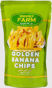 Banana Chips 150g Tropics Farm