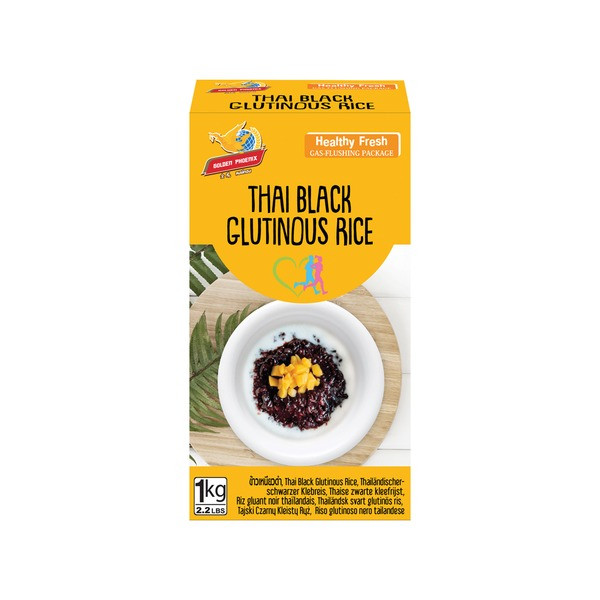 Black Glutinous Rice 1kg Golden Phoenix