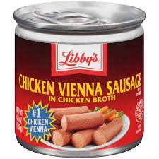 Vienna  Sausage chicken  4.6 oz Libby's