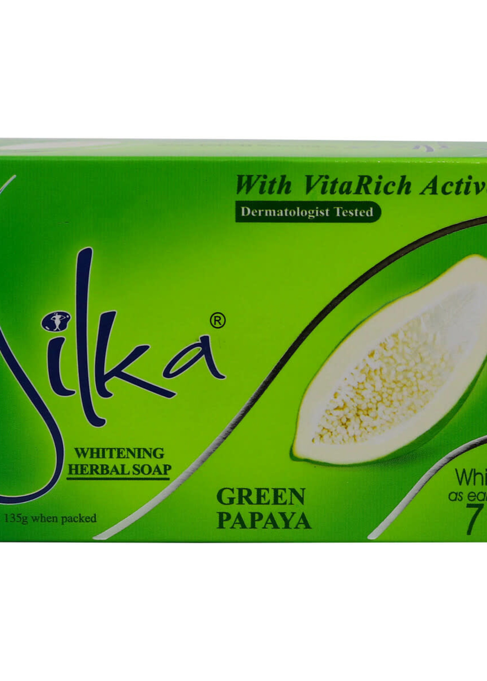 Silka Green Papaya Soap 135g